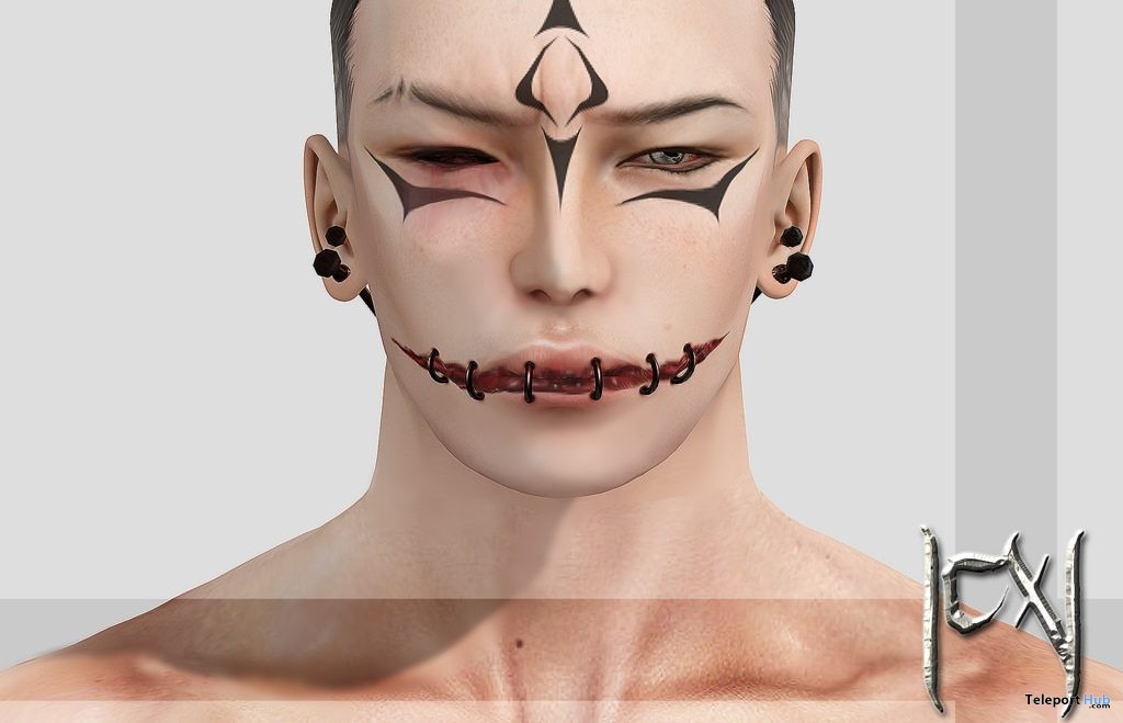 Silence is Golden Face Tattoo Group Gift by CerberusXing - Teleport Hub - teleporthub.com