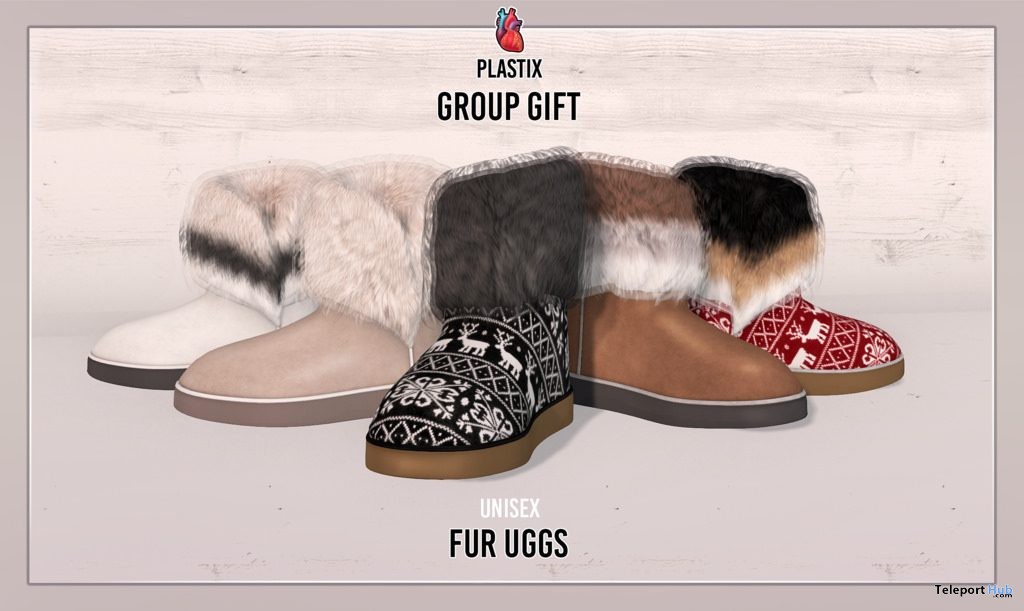 Fur Uggs Boots Group Gift by PLASTIX - Teleport Hub - teleporthub.com