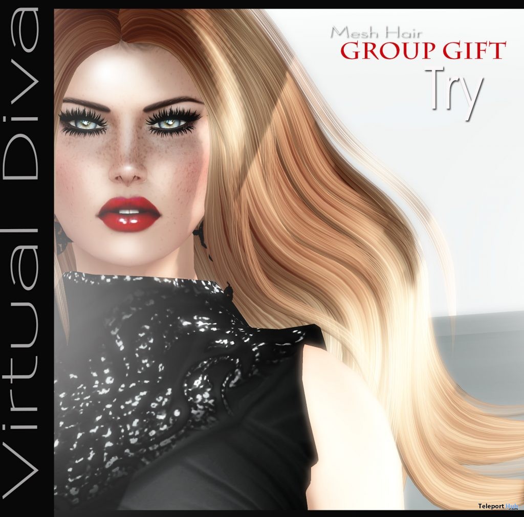 Try Hair Group Gift by Virtual Diva - Teleport Hub - teleporthub.com