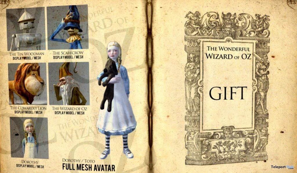 The Wonderful Wizard of Oz Full Mesh Avatar Gift by COCO Designs - Teleport Hub - teleporthub.com