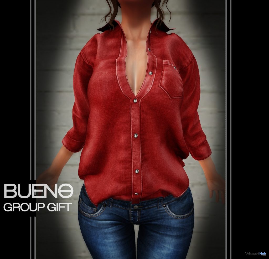 Breeze Shirt Red Group Gift by Bueno - Teleport Hub - teleporthub.com