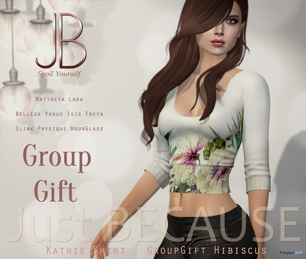 Kathie Shirt Hibiscus Group Gift by Just Because - Teleport Hub - teleporthub.com