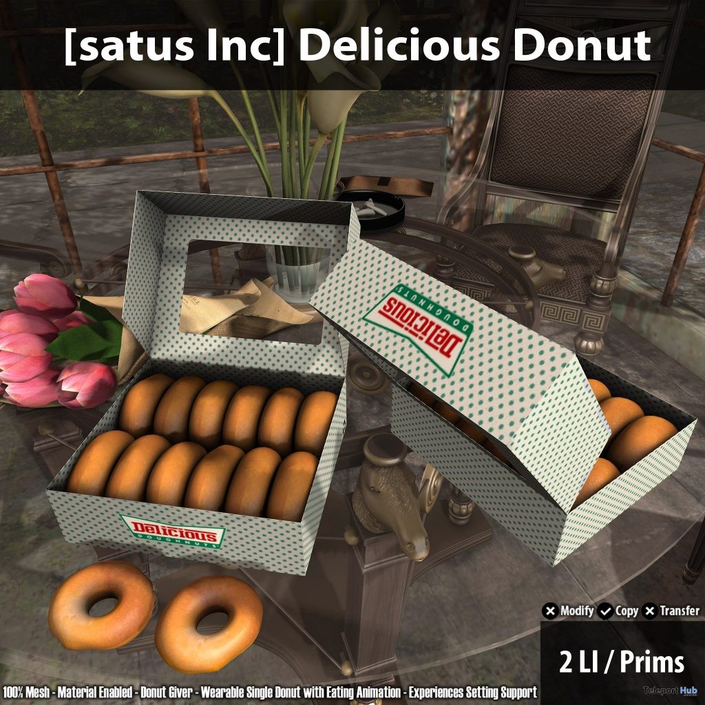 New Release: Delicious Donut by [satus Inc] - Teleport Hub - teleporthub.com