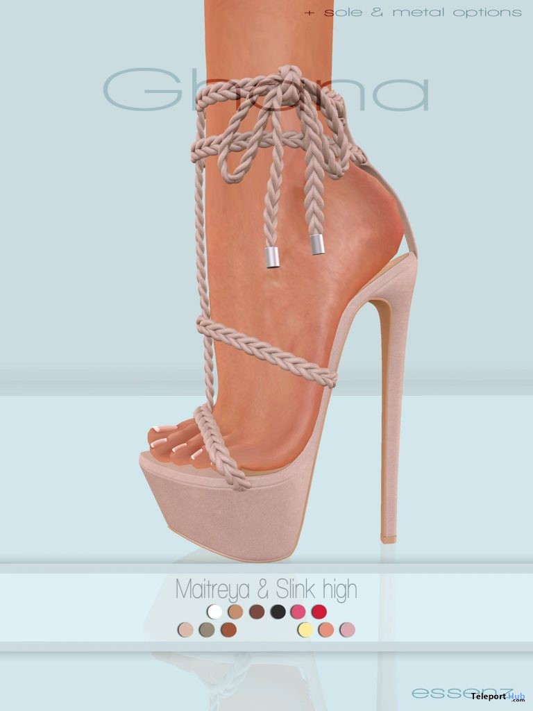 Ghana Brown Heels Group Gift by Essenz - Teleport Hub - teleporthub.com
