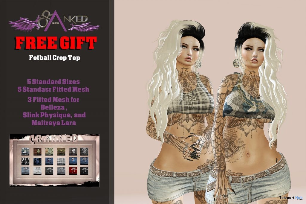 Crop Top Gift by Cranked - Teleport Hub - teleporthub.com