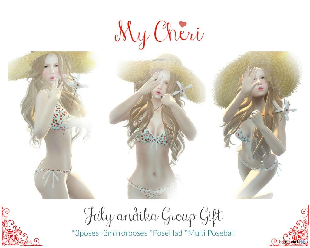 My Cheri Poses Group Gift by Andika - Teleport Hub - teleporthub.com