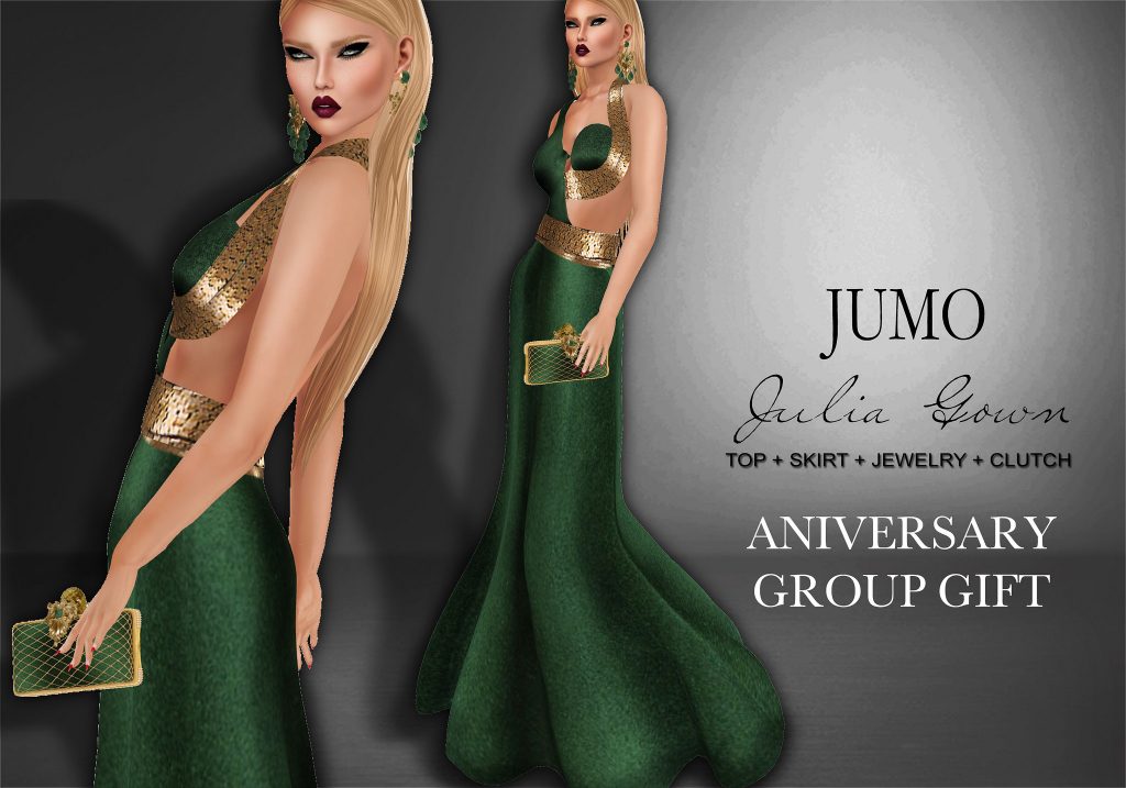 Julia Gown Aniversary Group Gift by JUMO - Teleport Hub - teleporthub.com