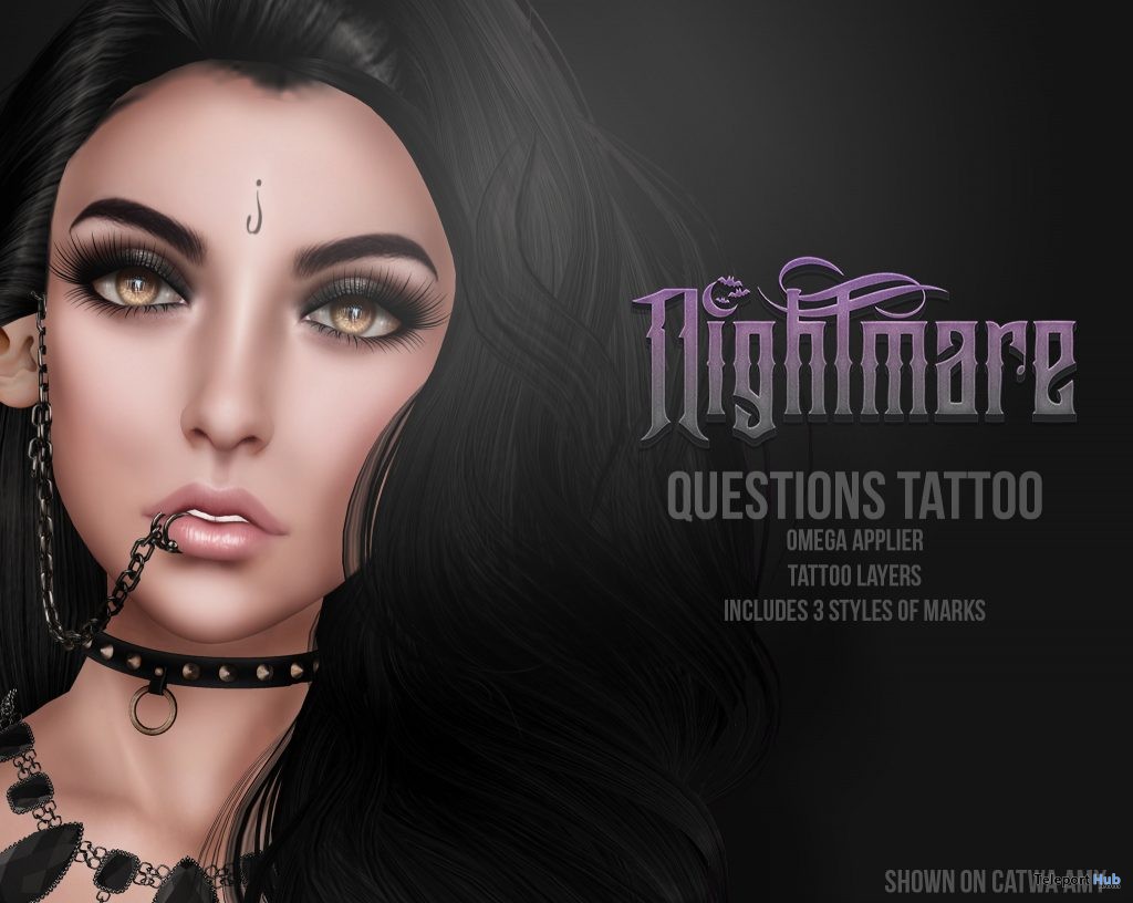 Questions Face Tattoo 3 Styles Group Gift by nightmare - Teleport Hub - teleporthub.com