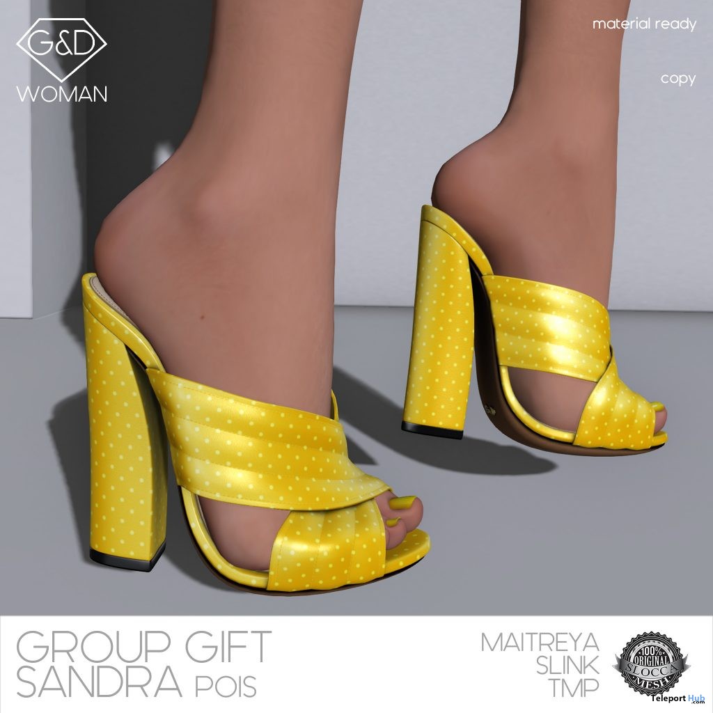 Sabot Sandra Pois Group Gift by G&D The Italian Style - Teleport Hub - teleporthub.com