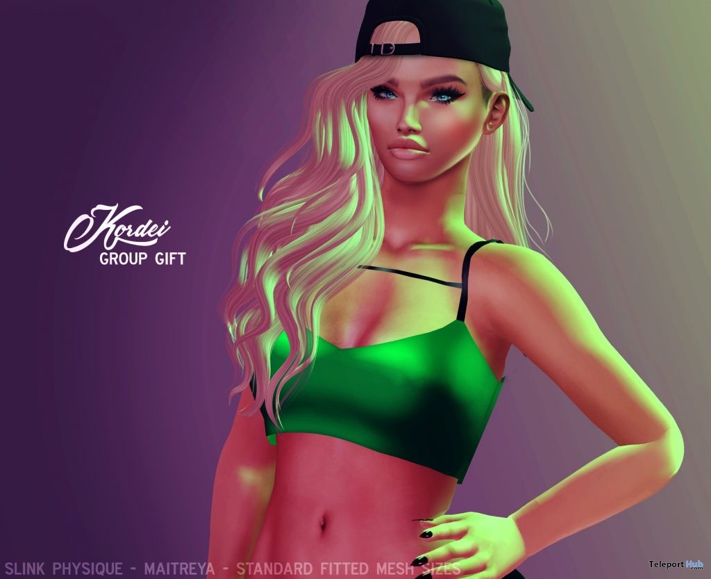 Mini Bralette August 2016 Group Gift by #Kordei - Teleport Hub - teleporthub.com