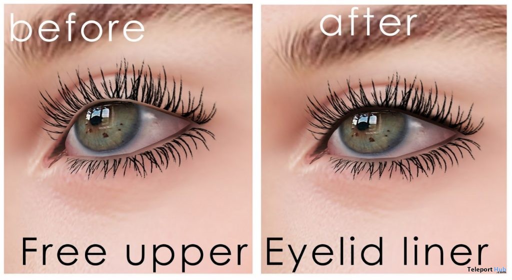 Upper Eyelid Liner Gift by DeeTaleZ - Teleport Hub - teleporthub.com