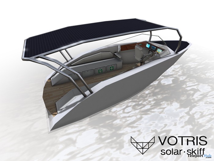 Solar Skiff Boat by VOTRIS - Teleport Hub - teleporthub.com