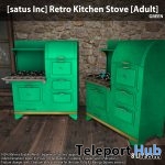 New Release: Retro Kitchen Stove by [satus Inc] - Teleport Hub - teleporthub.com