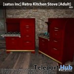 New Release: Retro Kitchen Stove by [satus Inc] - Teleport Hub - teleporthub.com