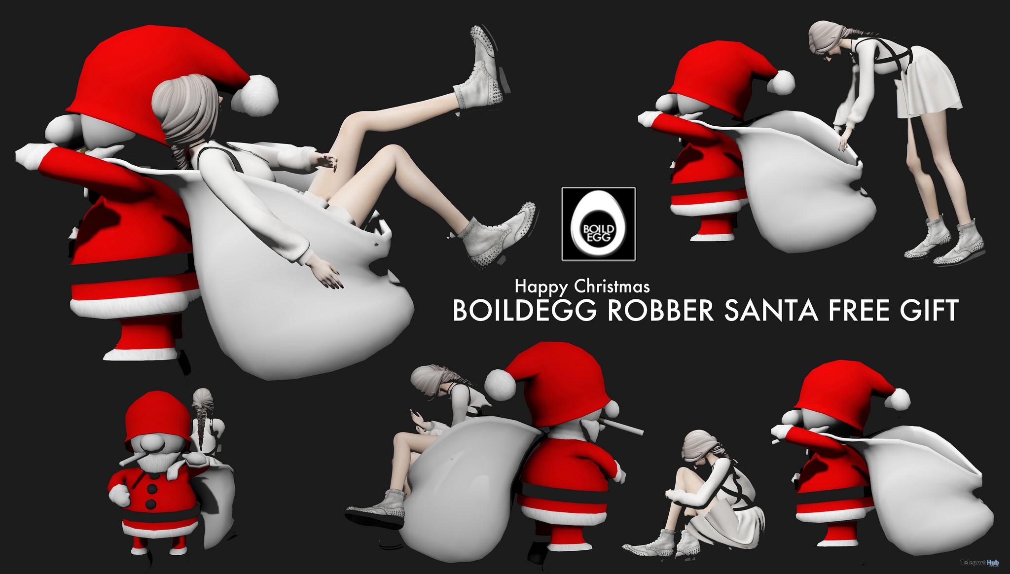 Robber Santa Christmas Gift by BOILDEGG - Teleport Hub - teleporthub.com
