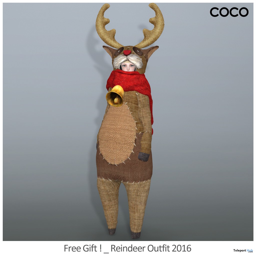 Reindeer Outfit 2016 Gift by COCO Designs - Teleport Hub - teleporthub.com