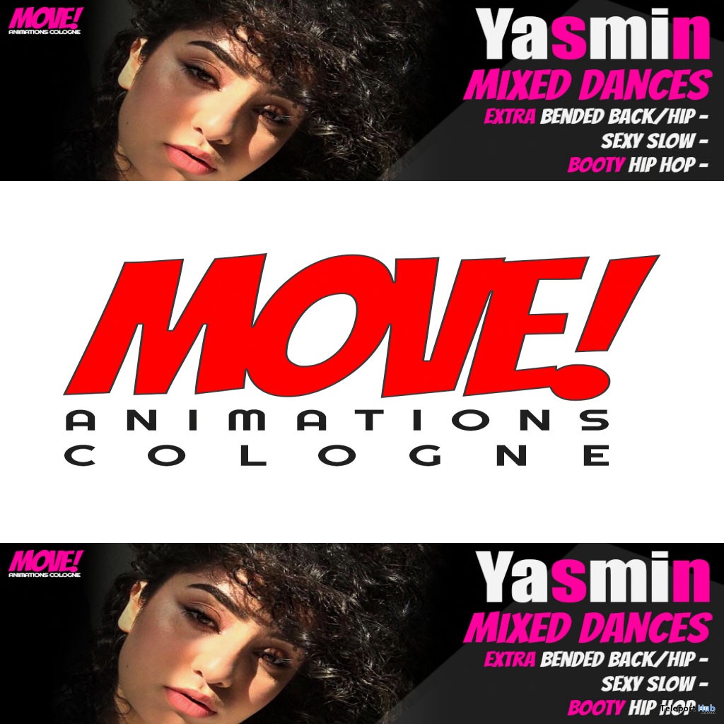 New Release: Yasmin Mixed Dance Pack by MOVE! Animations Cologne - Teleport Hub - teleporthub.com