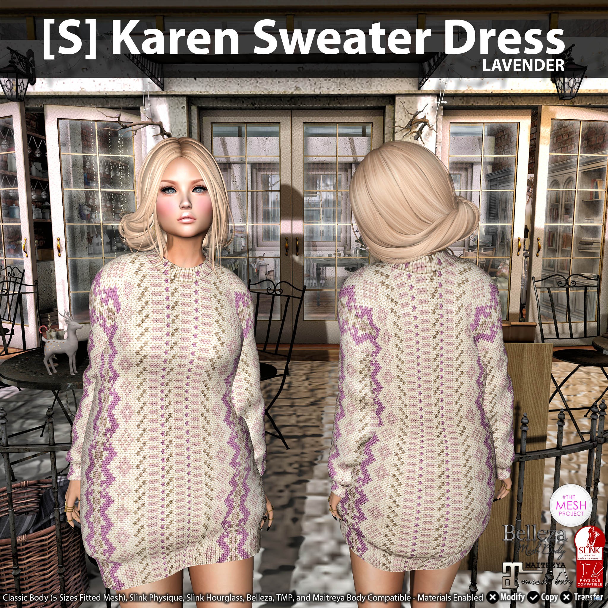 New Release: [S] Karen Sweater Dress by [satus Inc] - Teleport Hub - teleporthub.com