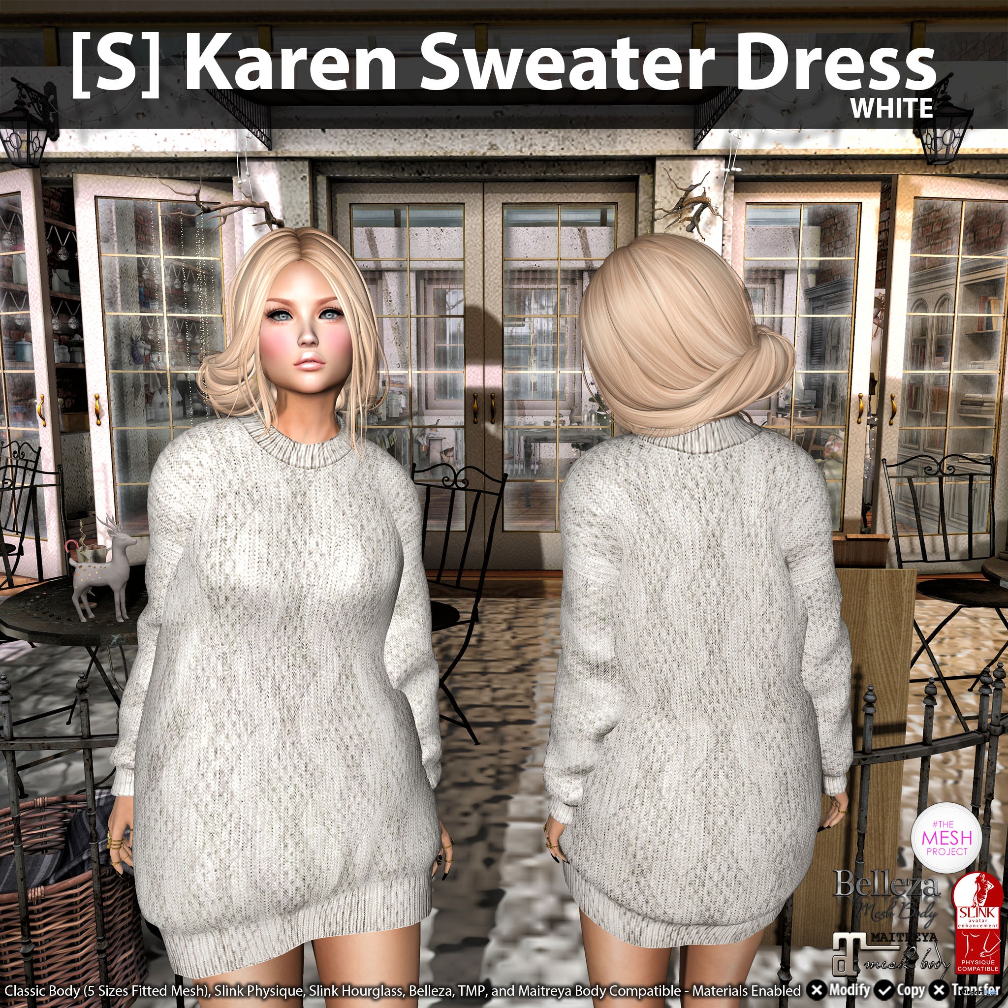 New Release: [S] Karen Sweater Dress by [satus Inc] - Teleport Hub - teleporthub.com