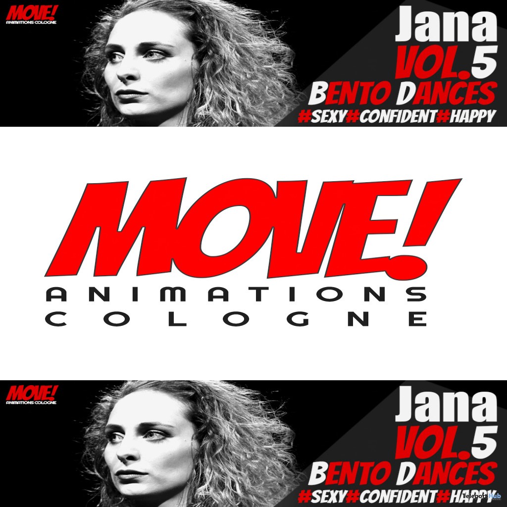 New Release: Jana Vol 5 Bento Dance Pack by MOVE! Animations Cologne - Teleport Hub - teleporthub.com
