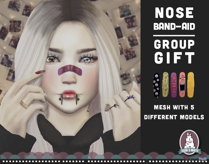 Nose Band-Aid Pack August 2018 Group Gift by DARK&WHITE - Teleport Hub - teleporthub.com