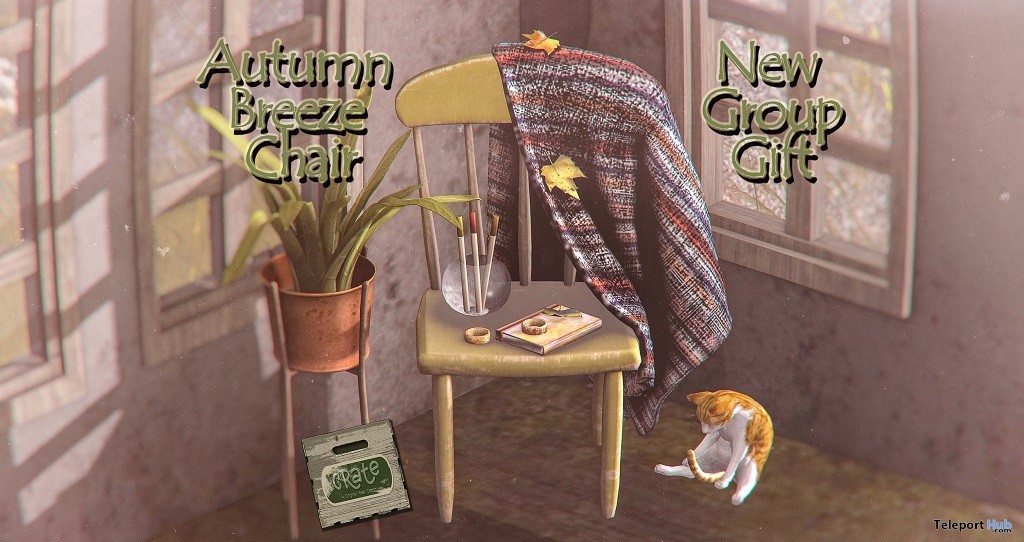 Autumn Breeze Chair September 2018 Group Gift by crate - Teleport Hub - teleporthub.com