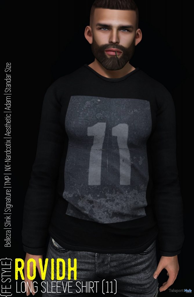 Rovidh Long Sleeves Shirt December 2018 Group Gift by {FE Style} - Teleport Hub - teleporthub.com