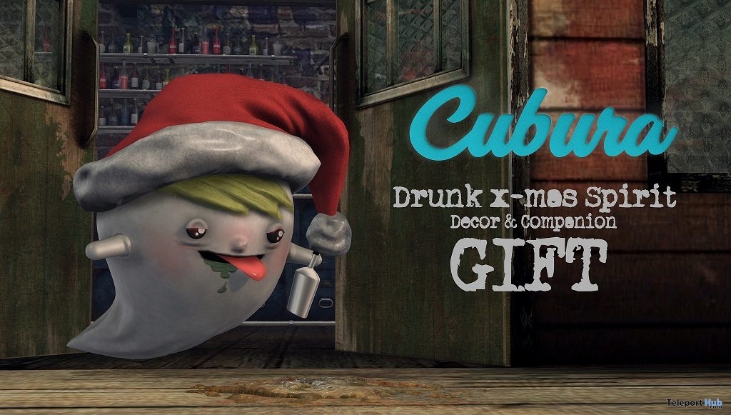Drunk X-Mas Spirit December 2018 Gift by Cubura - Teleport Hub - teleporthub.com