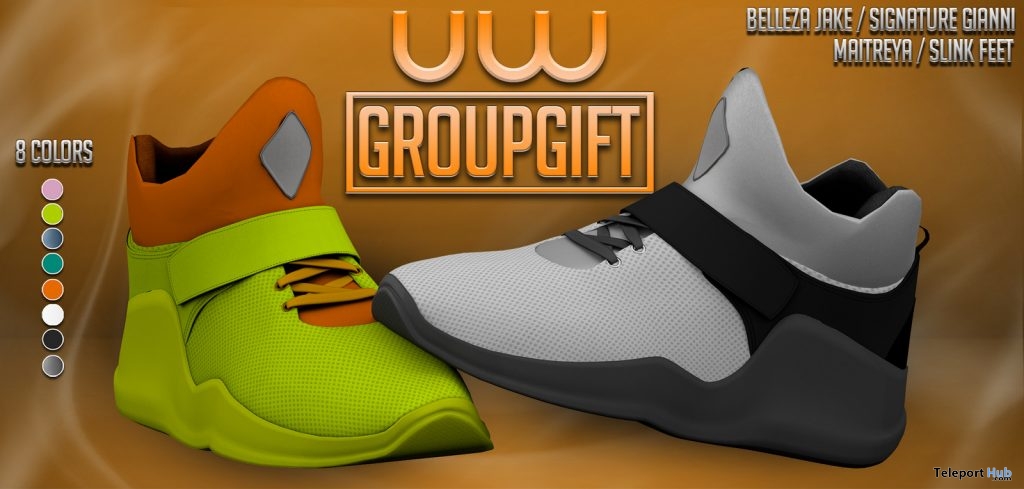 Iwazu Shoes Unisex December 2018 Group Gift by Uniwaii - Teleport Hub - teleporthub.com