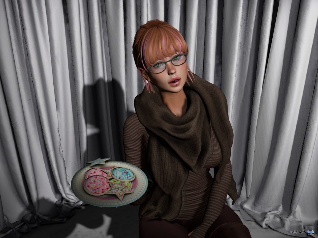 Try This Cookie Pose & Prop January 2019 Group Gift by SAM - Teleport Hub - teleporthub.com