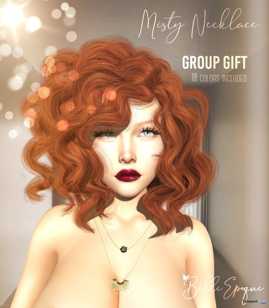 Misty Necklace Fatpack January 2019 Group Gift by Belle Epoque - Teleport Hub - teleporthub.com