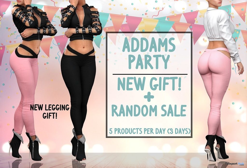 Zury Leggings Fatpack January 2019 Group Gift by Addams - Teleport Hub - teleporthub.com