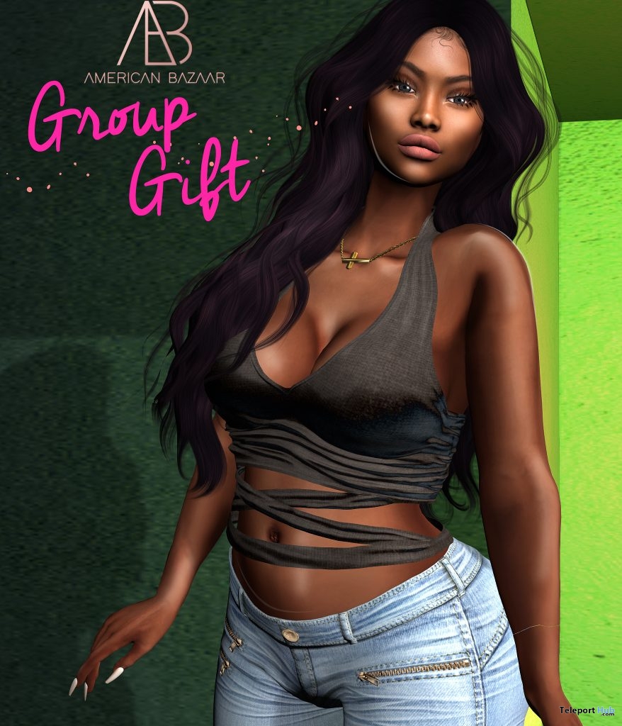 Kali Top January 2019 Group Gift by AMERICAN BAZAAR - Teleport Hub - teleporthub.com