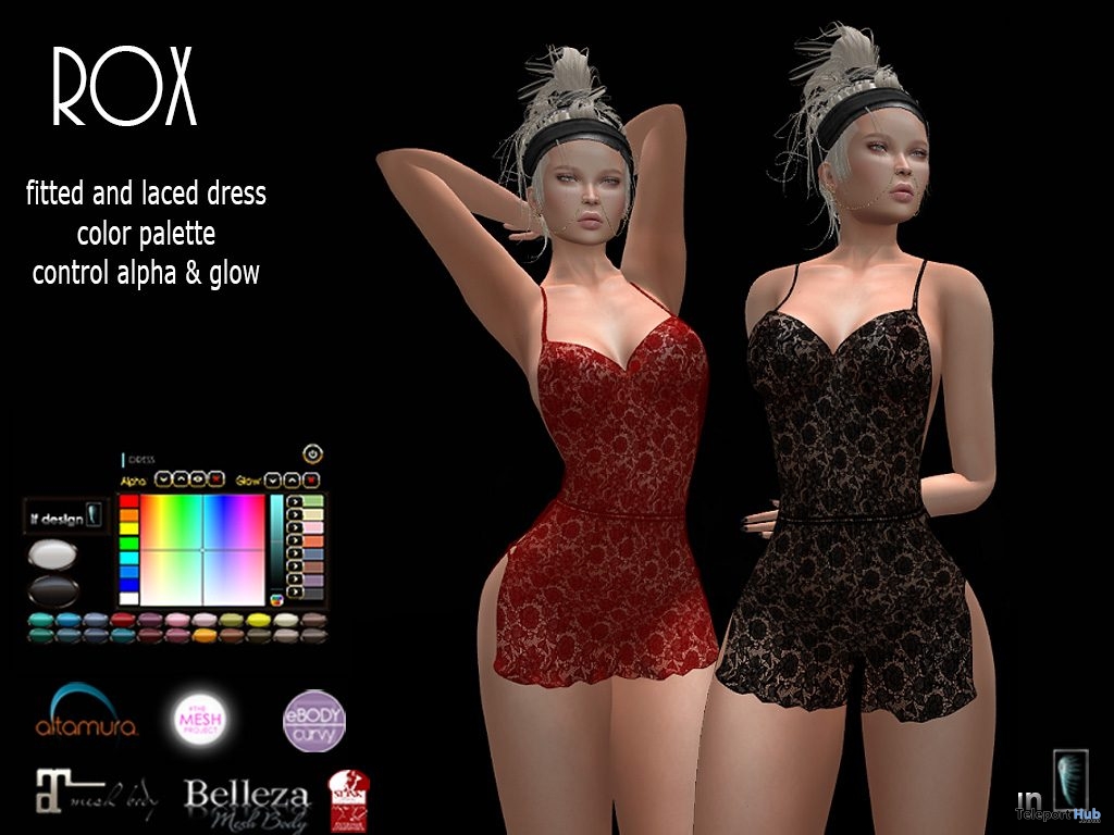 Rox Dress January 2019 Group Gift by [lf design] - Teleport Hub - teleporthub.com