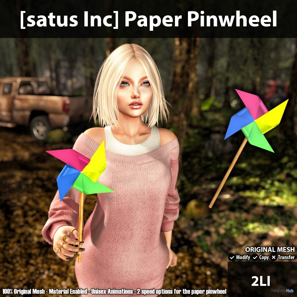 Paper Pinwheel Group Gift by [satus Inc] - Teleport Hub - teleporthub.com