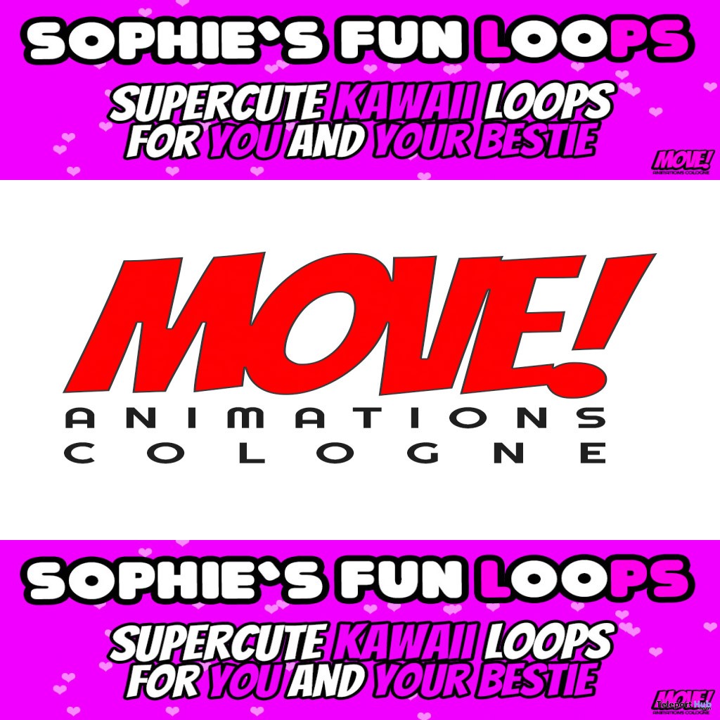 New Release: Sophie's Fun Loops Bento Dance Pack by MOVE! Animations Cologne - Teleport Hub - teleporthub.com