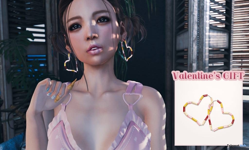 Antique Heart Necklace Valentine 2019 Group Gift by ASO! - Teleport Hub - teleporthub.com