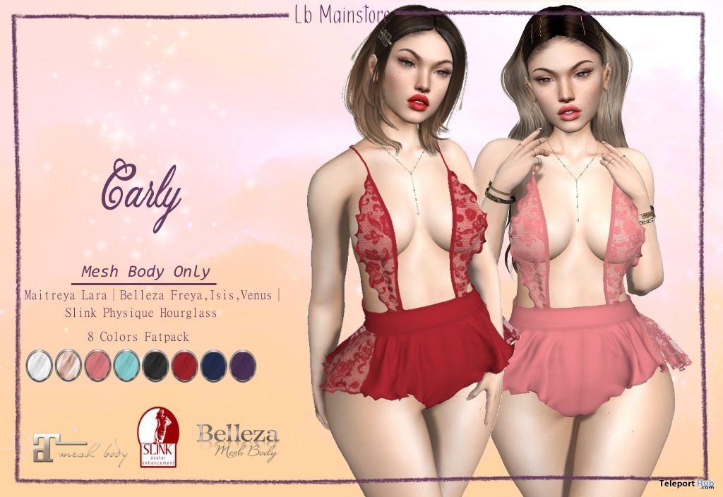 Carly Nuisette Fatpack February 2019 Group Gift by LB Mainstore - Teleport Hub - teleporthub.com