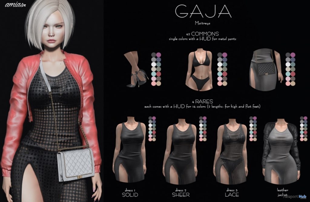 New Release: GAJA Outfit & Accessories Gacha by amias @ Shiny Shabby February 2019 - Teleport Hub - teleporthub.com