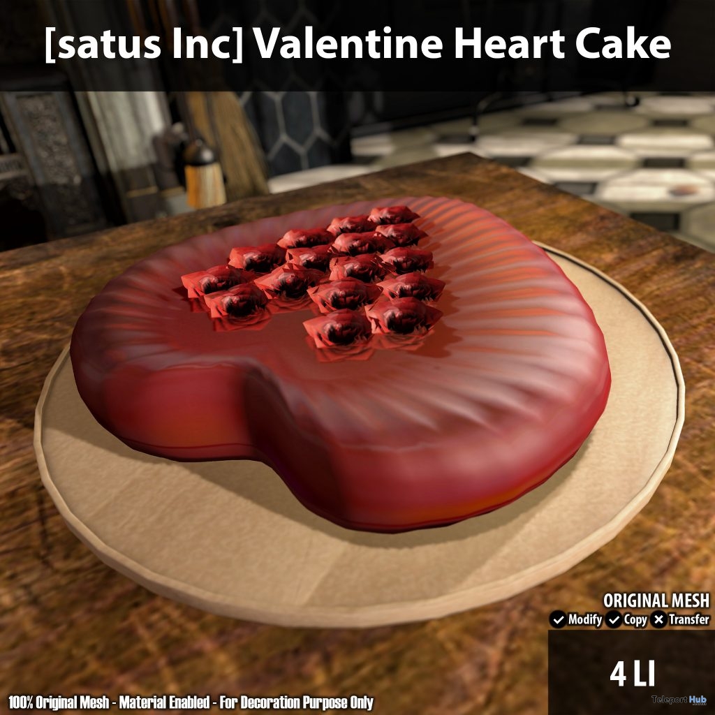 New Release: Valentine Heart Cake Ad by [satus Inc] - Teleport Hub - teleporthub.com