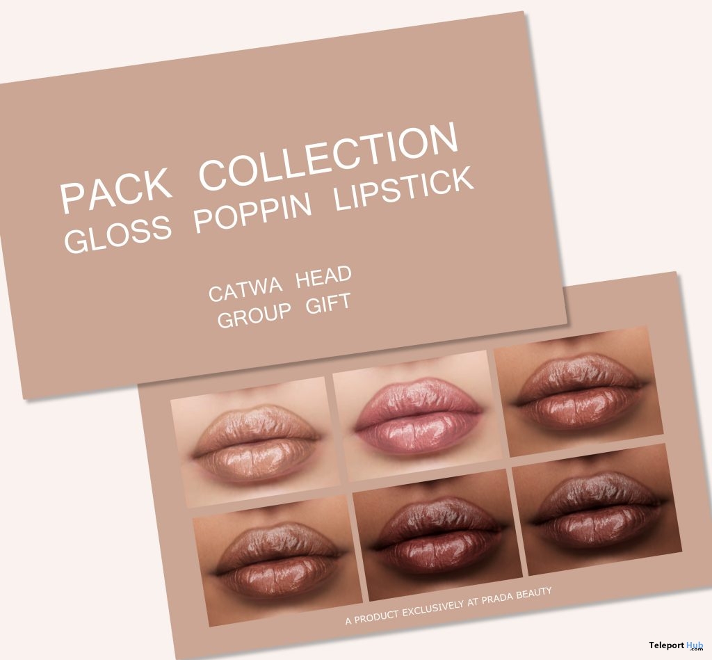 Gloss Poppin Lipstick Pack March 2019 Group Gift by Prada Beauty - Teleport Hub - teleporthub.com
