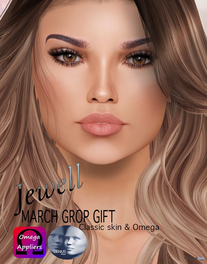 Jewell Classic Skin & Omega Applier March 2019 Group Gift by WOW Skins - Teleport Hub - teleporthub.com