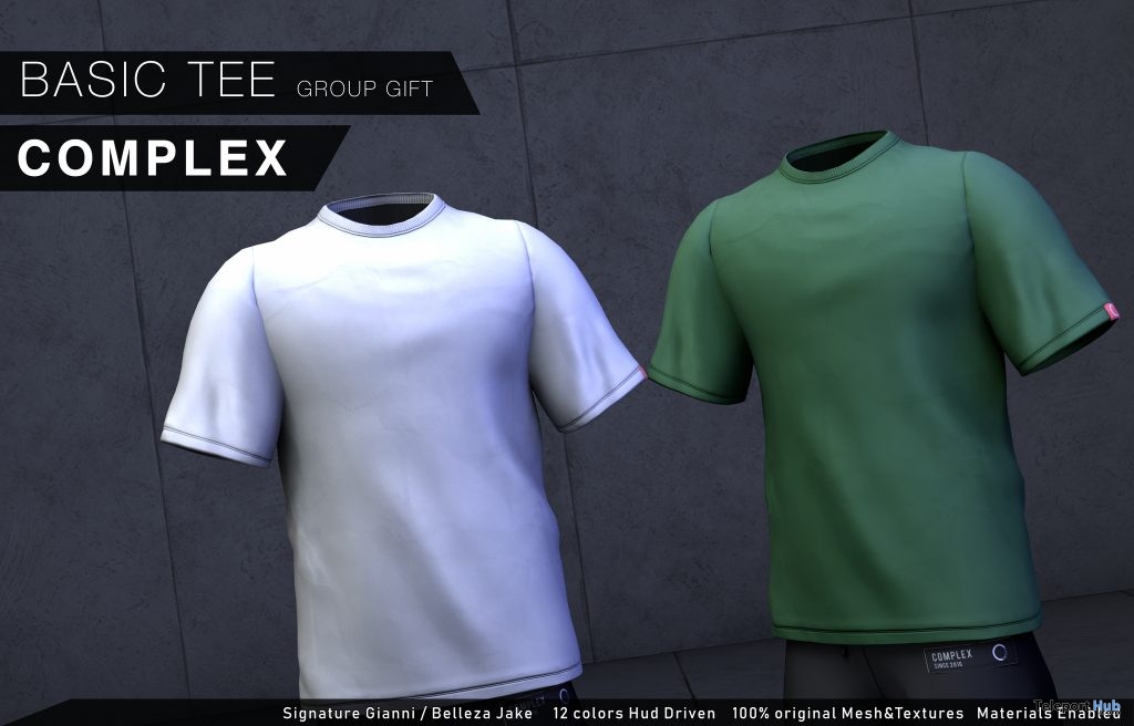 Basic Tee March 2019 Group Gift by COMPLEX - Teleport Hub - teleporthub.com