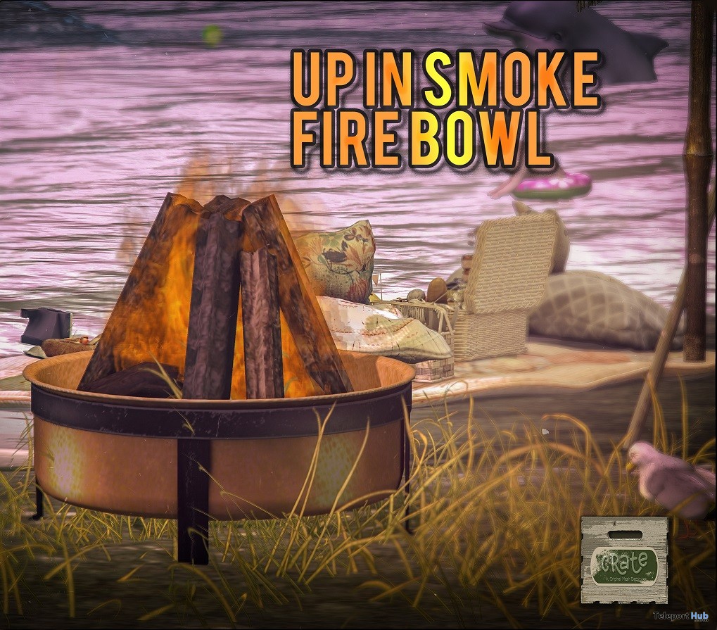 Up In Smoke Fire Bowl March 2019 Group Gift by crate - Teleport Hub - teleporthub.com
