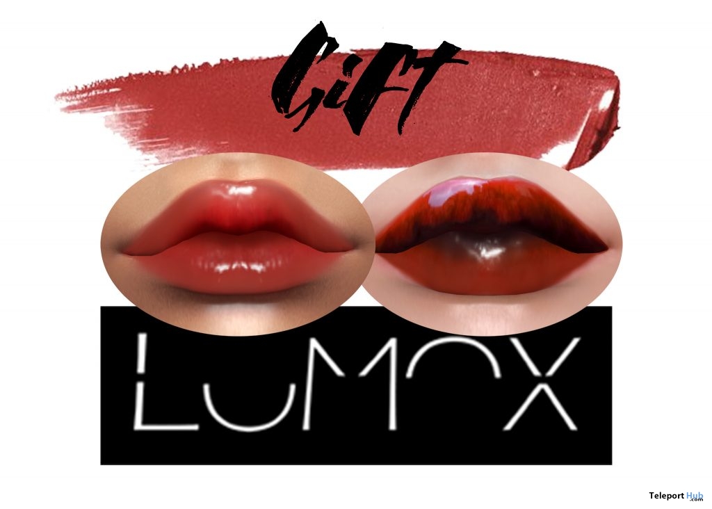 Glossy Lipsticks For Catwa Heads 10L Promo by LUMOX - Teleport Hub - teleporthub.com