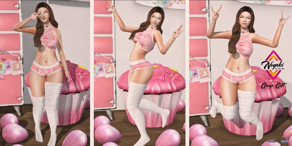 Funny Girl Bento Poses March 2019 Group Gift by NOYAKI - Teleport Hub - teleporthub.com