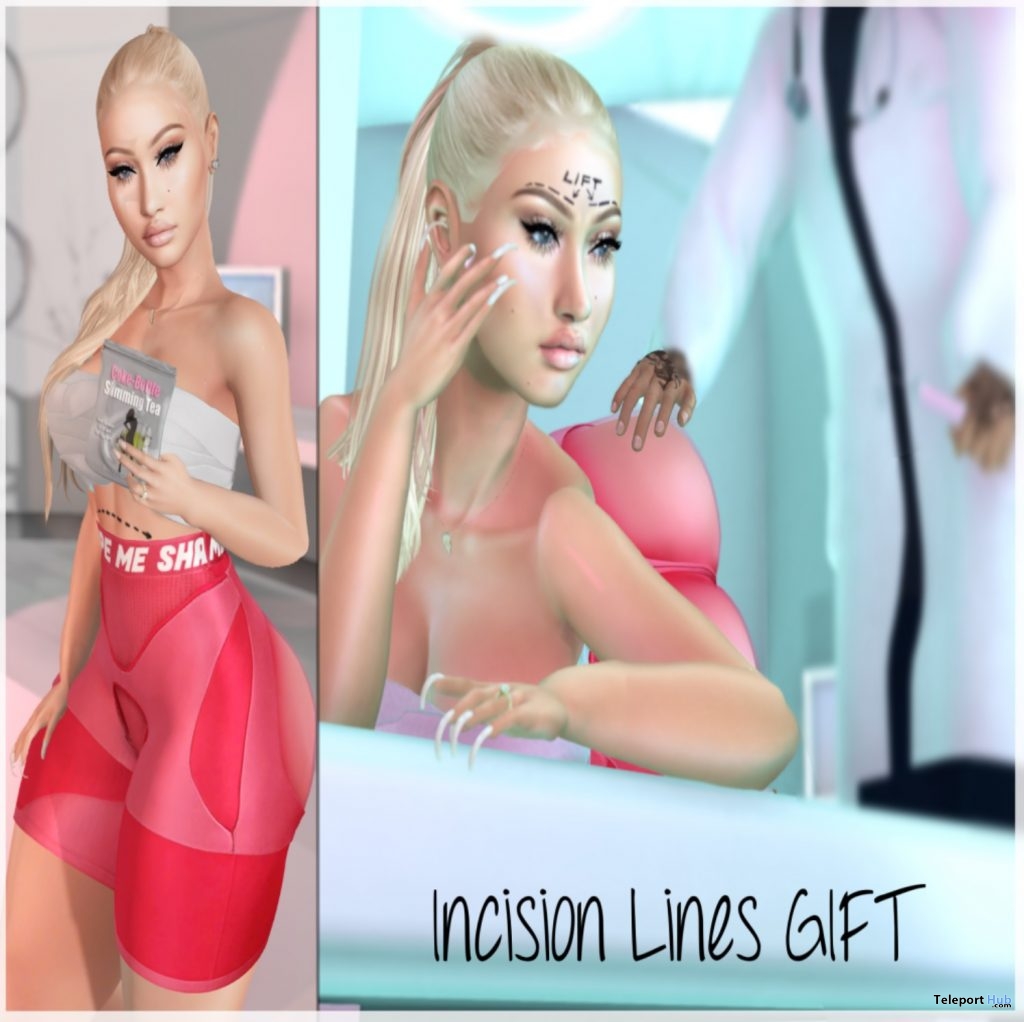 Incision Lines Face Tattoo Gift by Jourda Boutique - Teleport Hub - teleporthub.com