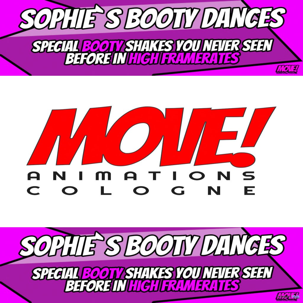 New Release: Sophie Booty Bento Dance Pack by MOVE! Animations Cologne - Teleport Hub - teleporthub.com