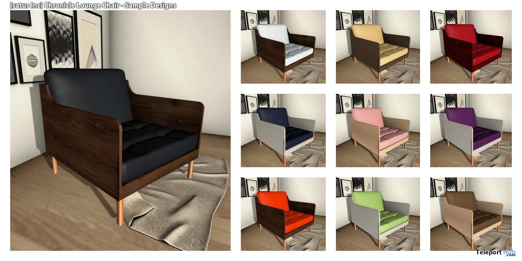 New Release: Chronicle Lounge Chair by [satus Inc] - Teleport Hub - teleporthub.com