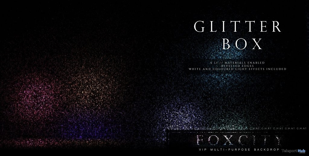 Glitter Box Backdrop April 2019 Group Gift by FOXCITY - Teleport Hub - teleporthub.com